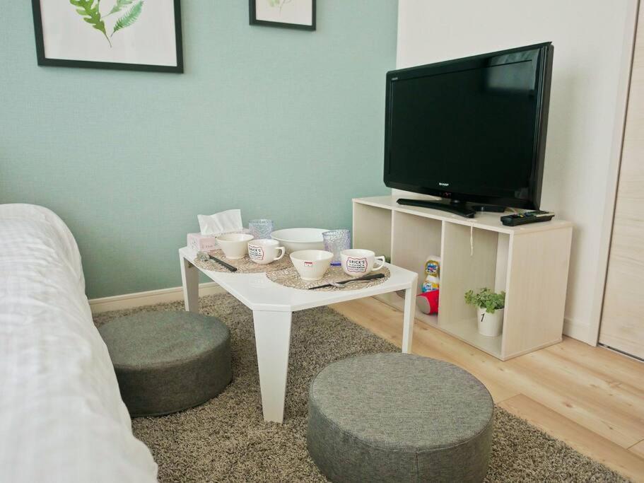 Apartamento New Open☆中心エリアへ好アクセス　格安＆美室で快適空間　サービスアパ―トメントsapporo南8条a5 Exterior foto